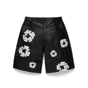 Denim Tears Cotton Wreath Leather Short